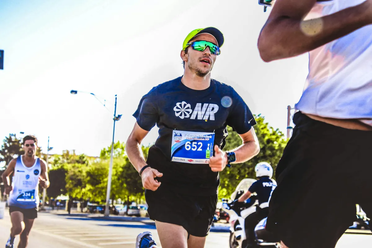 Running athlete